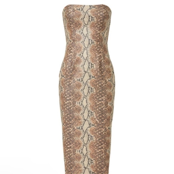 Katie May Vixen Faux Leather Dress in Camel
Snake XS - Picture 6 of 11